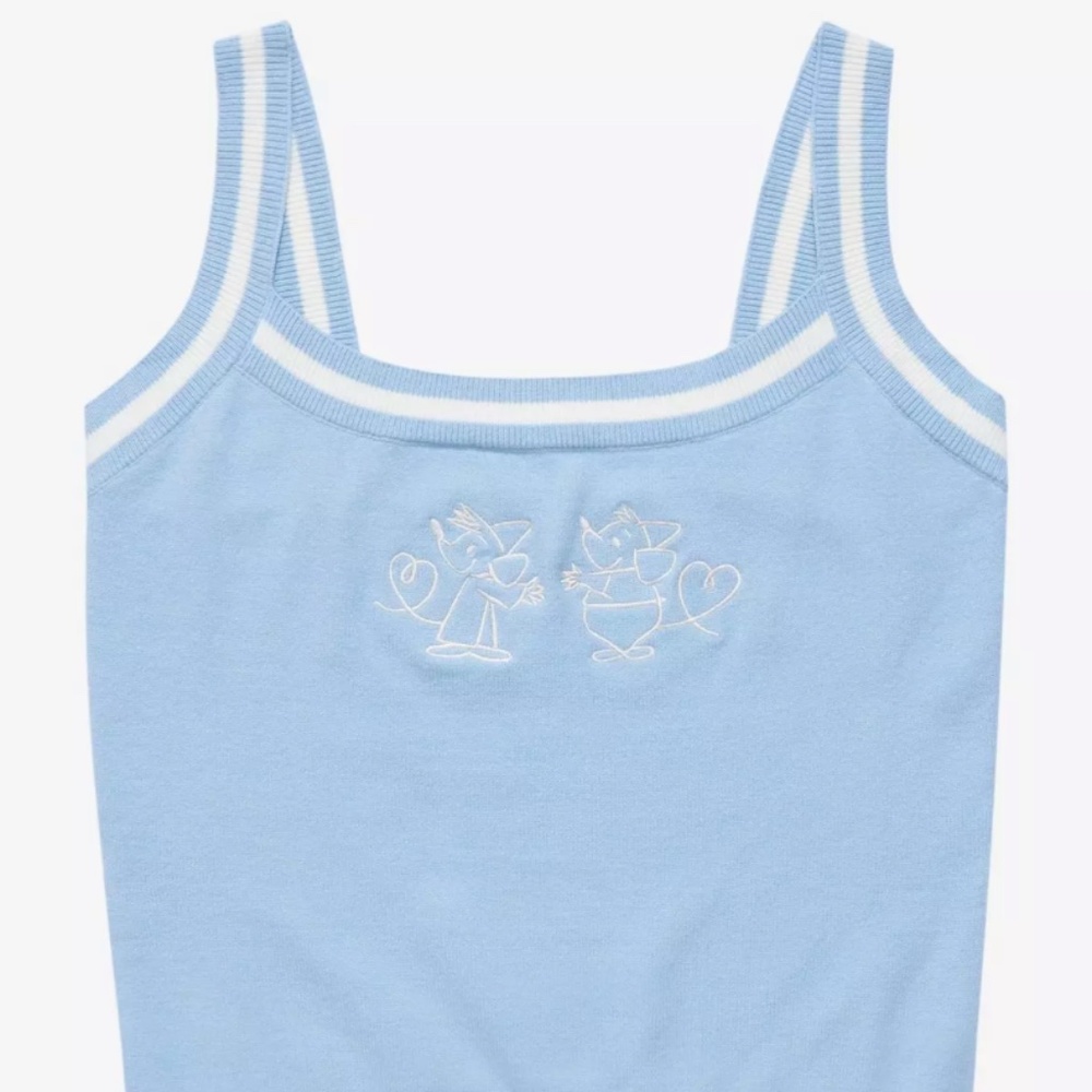 Disney Cinderella Mice Knit Women's Tank - A BoxLunch Exclusive Blue